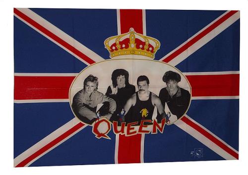 1993☆Queen☆ ヴィンテージ フラッグ UK Flag ©Queen ☆Queen☆93' ヴィンテージ フラッグ UK Flag ©Queen ミュージシャン